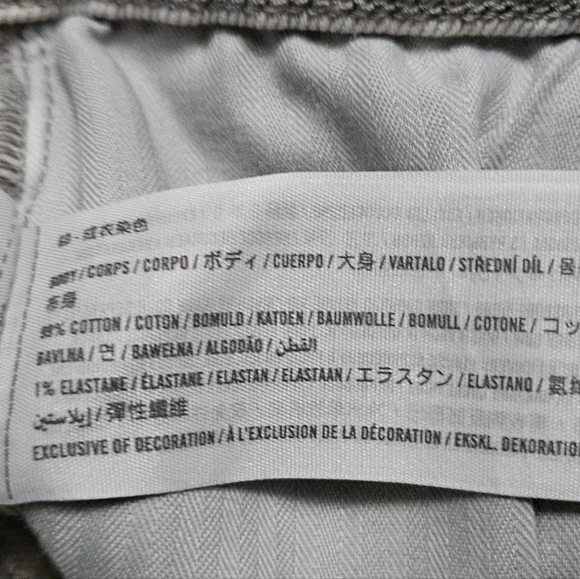 ⭐️ Abercrombie & Fitch 90s Relaxed High-Rise Wide-Leg Jeans 30 / 10S #1217 - Picture 10 of 14